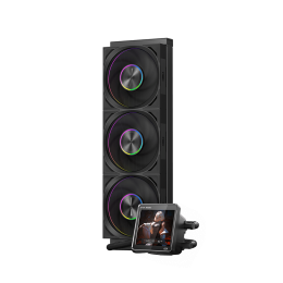 Водяное охлаждение для CPU PCCooler DT360 ARGB Display BK 115X/1200/1700/1851/AM4/AM5 Черный