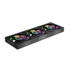 Водяное охлаждение для CPU PCCooler DT360 ARGB Display BK 115X/1200/1700/1851/AM4/AM5 Черный