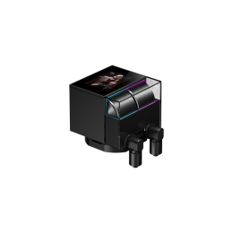Водяное охлаждение для CPU PCCooler DS360 Display BK TDP 310W 115X/1200/1700/1851/AM4/AM5 Черный
