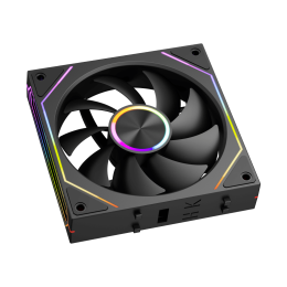 Вентилятор для корпуса PCCooler F3 X120 ARGB BK 1x(120x120x25mm) 800-1800 RPM 54CFM Black (вентилятор с беспроводным подключением)