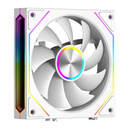 Вентилятор для корпуса PCCooler F3 X120 ARGB WH 1x(120x120x25mm) 800-1800 RPM 54CFM White (вентилятор с беспроводным подключением)