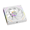 Вентилятор для корпуса PCCooler F3 X120 ARGB WH 1x(120x120x25mm) 800-1800 RPM 54CFM White (вентилятор с беспроводным подключением)