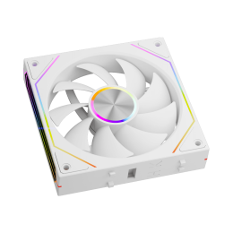 Вентилятор для корпуса PCCooler F3 X120 ARGB WH 1x(120x120x25mm) 800-1800 RPM 54CFM White (вентилятор с беспроводным подключением)