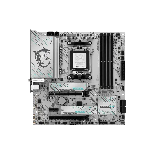 Материнская плата MSI B850M GAMING PLUS WIFI AM5 4xDDR5 4xSATA3 RAID 3xM.2 HDMI DP 2xType-C(DP) mATX