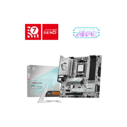 Материнская плата MSI B850M GAMING PLUS WIFI AM5 4xDDR5 4xSATA3 RAID 3xM.2 HDMI DP 2xType-C(DP) mATX