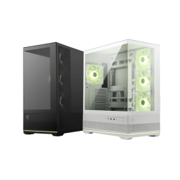 Компьютерный корпус MSI MAG PANO 110R PZ WHITE ATX/mATX/mITX, Back connect:ATX/mATX Type-C White