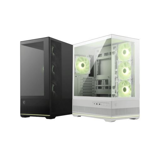 Компьютерный корпус MSI MAG PANO 110R PZ WHITE ATX/mATX/mITX, Back connect:ATX/mATX Type-C White