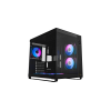 Корпус Ocypus Iota C70 BK ARGB ATX/mATX/mITX 2xUSB, Type-C, Предустановлены 6 вентиляторов с ARGB подсветкой, Черный, Iota-C70-BKD600XX-GL