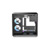 Корпус Ocypus Iota C70 BK ARGB ATX/mATX/mITX 2xUSB, Type-C, Предустановлены 6 вентиляторов с ARGB подсветкой, Черный, Iota-C70-BKD600XX-GL