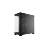 Корпус Ocypus Gamma C72 BK ARGB ATX/mATX/ITX 3xUSB, предустановленно 4х120мм вентилятора ARGB PWM, Черный, Gamma-C72-BKD400XX-GL