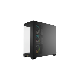 Корпус Ocypus Gamma C72 BK ARGB ATX/mATX/ITX 3xUSB, предустановленно 4х120мм вентилятора ARGB PWM, Черный, Gamma-C72-BKD400XX-GL