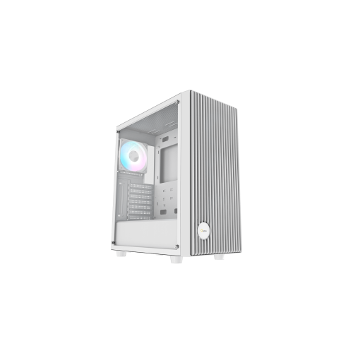 Корпус Ocypus Gamma C70 WH ARGB ATX/mATX/ITX 2xUSB Белый, Предустановленно 4x120мм ARGB Fans, Gamma-C70-WHG400XX-GL