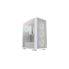 Корпус Ocypus Gamma C60 WH ARGB ATX/mATX/ITX 3xUSB Белый, Предустановленно 4x120мм ARGB Fans, Gamma-C60-WHG400XX-GL