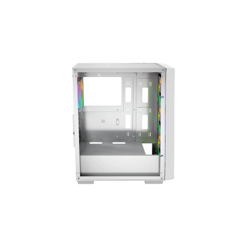 Корпус Ocypus Gamma C60 WH ARGB ATX/mATX/ITX 3xUSB Белый, Предустановленно 4x120мм ARGB Fans, Gamma-C60-WHG400XX-GL