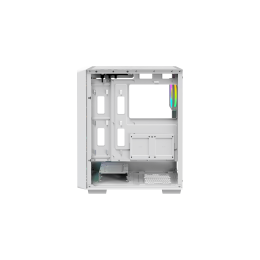 Корпус Ocypus Gamma C60 WH ARGB ATX/mATX/ITX 3xUSB Белый, Предустановленно 4x120мм ARGB Fans, Gamma-C60-WHG400XX-GL