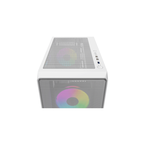 Корпус Ocypus Gamma C60 WH ARGB ATX/mATX/ITX 3xUSB Белый, Предустановленно 4x120мм ARGB Fans, Gamma-C60-WHG400XX-GL