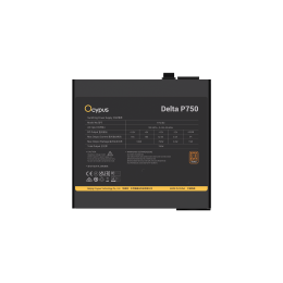 Блок питания Ocypus  750W, Delta P750, Non modular, ATX, 80+ BRONZE, КПД 87%, Fan 120mm, Черный, Delta-P750-B1FDBK024X-EU