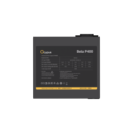 Блок питания Ocypus  400W, Beta P400, Non modular, ATX, КПД 80%, Fan 120mm, Черный, Beta-P400-N1HDBK024X-EU
