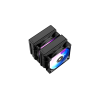 Вентилятор для процессора Ocypus Delta A62 BK ARGB TDP 260W 4-pin 1851/1700/1200/115X/AM5/AM4 Черный
