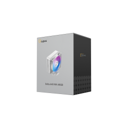 Вентилятор для процессора Ocypus Delta A40 WH ARGB TDP 220W 4-pin 1851/1700/1200/115X/AM5/AM4 Белый