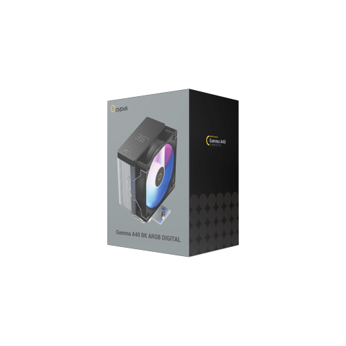Вентилятор для процессора Ocypus Gamma A40 BK ARGB Digital 200W 1851/1700/1200/115X/AM5/AM4 Черный
