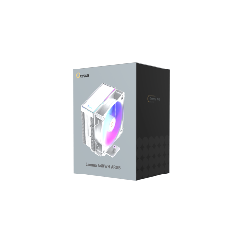 Вентилятор для процессора Ocypus Gamma A40 WH ARGB TDP 200W 1851/1700/1200/115X/AM5/AM4 Белый