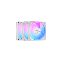 Вентилятор для корпуса Ocypus Delta F12 WH ARGB 3-IN-1 3x(120x120x25mm) 500-2000RPM 73CFM Белый