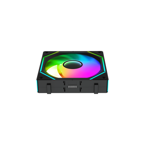 Вентилятор для корпуса Ocypus Gamma F12 UNI BK ARGB REVERSE BLADE 3-IN-1 800-1800RPM Черный