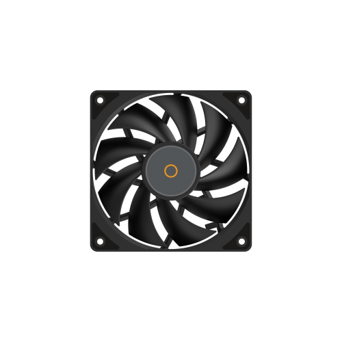 Вентилятор для корпуса Ocypus Gamma F12 BK 1x(120x120x25mm) 1300RPM 44.5CFM Черный