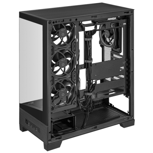 Корпус ASUS A31 PLUS TG ARGB BLACK Micro-ATX/Mini-ITX Fan 4x120mm A31 PLUS/BK/TG/ARGB//