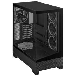 Корпус ASUS A31 PLUS TG ARGB BLACK Micro-ATX/Mini-ITX Fan 4x120mm A31 PLUS/BK/TG/ARGB//