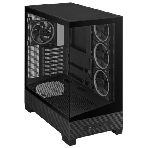 Корпус ASUS A31 PLUS TG ARGB BLACK Micro-ATX/Mini-ITX Fan 4x120mm A31 PLUS/BK/TG/ARGB//