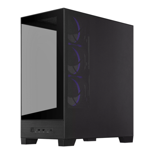 Корпус ASUS A31 PLUS TG ARGB BLACK Micro-ATX/Mini-ITX Fan 4x120mm A31 PLUS/BK/TG/ARGB//