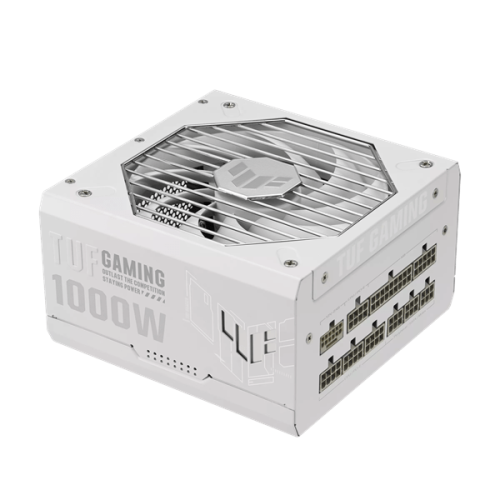 Блок питания ASUS 1000W, TUF Gaming 1000W Gold White Edition, Full Modular, ATX, 80+ GOLD, КПД 92%, Fan 135mm, Белый, TUF-GAMING-1000G-WHITE