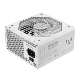 Блок питания ASUS 1000W, TUF Gaming 1000W Gold White Edition, Full Modular, ATX, 80+ GOLD, КПД 92%, Fan 135mm, Белый, TUF-GAMING-1000G-WHITE