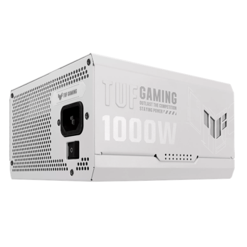 Блок питания ASUS 1000W, TUF Gaming 1000W Gold White Edition, Full Modular, ATX, 80+ GOLD, КПД 92%, Fan 135mm, Белый, TUF-GAMING-1000G-WHITE