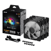 Вентилятор для корпуса ASUS TUF GAMING TR120 FAN ARGB BLACK 3IN1 120x120x28 AuraSync TR120-1/BK/3 IN