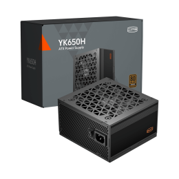 Блок питания PCCooler  YK650H, 650W, Non Modular, 80+ BRONZE, КПД ≥88%, Fan 120mm, Черный, P3-YK650H-B1H