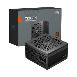 Блок питания PCCooler  850W, YK850H, Non Modular, 80+ BRONZE, КПД ≥88%, Fan 120mm, Черный, P3-YK850H-B1H