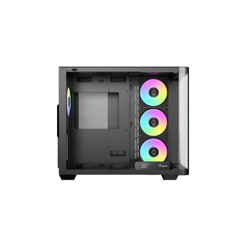 Корпус Ocypus Iota C70 BK Curve ARGB Digital ATX/mATX/mITX 2xUSB Type-C Черный Iota-C70-BKD400CD-GL