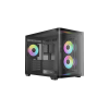 Корпус Ocypus Iota C50 BK Curve ARGB Digital mATX/ITX 2xUSB Type-C Черный Iota-C50-BKD300CD-GL