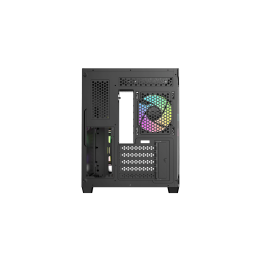 Корпус Ocypus Iota C50 BK Curve ARGB Digital mATX/ITX 2xUSB Type-C Черный Iota-C50-BKD300CD-GL
