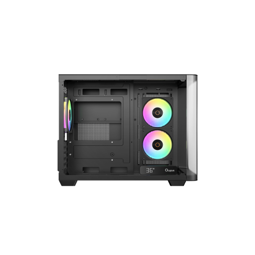 Корпус Ocypus Iota C50 BK Curve ARGB Digital mATX/ITX 2xUSB Type-C Черный Iota-C50-BKD300CD-GL