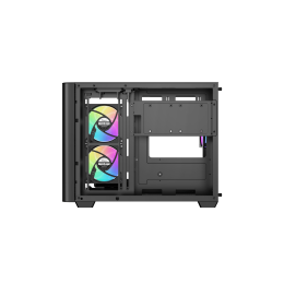 Корпус Ocypus Iota C50 BK Curve ARGB Digital mATX/ITX 2xUSB Type-C Черный Iota-C50-BKD300CD-GL