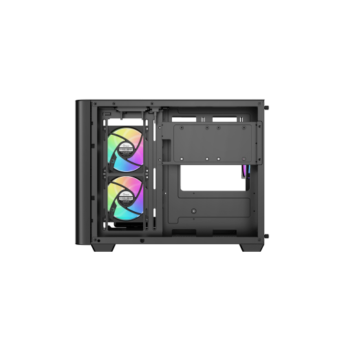 Корпус Ocypus Iota C50 BK Curve ARGB Digital mATX/ITX 2xUSB Type-C Черный Iota-C50-BKD300CD-GL