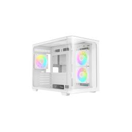 Корпус Ocypus Iota C50 WH Curve ARGB Digital mATX/ITX 2xUSB Type-C Белый Iota-C50-WHD300CD-GL