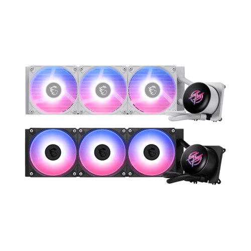 Водяное охлаждение для CPU MSI MPG CORELIQUID P13 360, 1700/1851/AM4/AM5, ARGB, Fan 3x120mm, Черный