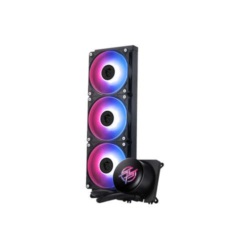 Водяное охлаждение для CPU MSI MPG CORELIQUID P13 360, 1700/1851/AM4/AM5, ARGB, Fan 3x120mm, Черный