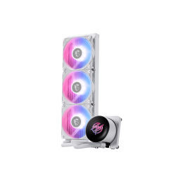 Водяное охлаждение для CPU MSI MPG CORELIQUID P13 360, 1700/1851/AM4/AM5, ARGB, Fan 3x120mm, Белый