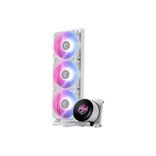 Водяное охлаждение для CPU MSI MPG CORELIQUID P13 360, 1700/1851/AM4/AM5, ARGB, Fan 3x120mm, Белый